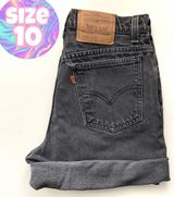 Levi’s Vtg Black High Waisted Shorts Photo 0
