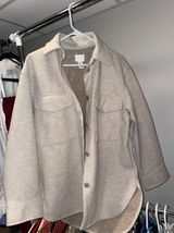 H&M Tan Overcoat Jacket Photo 0