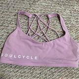 Lululemon x Soulcycle Free to be Wild Sport Bra Pink- Size 8 Photo 0