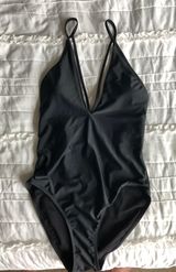 Xhilaration Black One Piece Swimsuit Photo 0