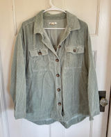 Madewell corduroy Yorkway shirt jacket in sage mist size xl Photo 0