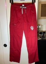 WonderWink Indiana University Scrub Pants w Drawstring XS EUC Photo 0