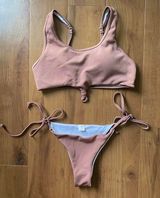 Boutique Nude Cheeky High Leg Bikini Photo 0