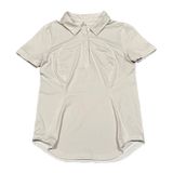 Lululemon Quick-Drying Shortsleeve Polo Shirt White Size 4 Photo 0