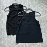 BUNDLE of (2) XS Women’s Work Wear for Office Sleeveless Tops Banana J Crew Photo 0