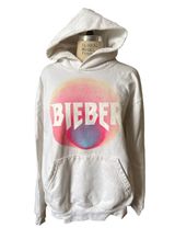 Justin Bieber Justice World Tour Graphic White Hoodie Size XL Photo 0