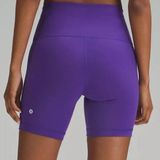 NWT  Wunder Train High-Rise Short 6" Petrol Purple Photo 0
