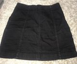 Free People Black Mini Skirt Photo 0