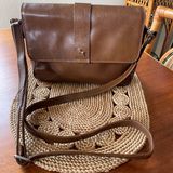 Ashwood Genuine Leather Crossbody Bag Purse Adjustable Strap Brown Photo 0