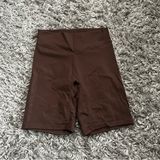 Balance Athletica vitality  brown biker shorts size small Photo 0