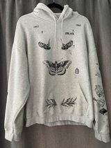 Harry Styles Tattoo Sweatshirt Gray Size XL Photo 0