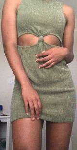 Topshop Green Dress Photo 0