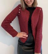 Monteau Red Blazer Photo 0