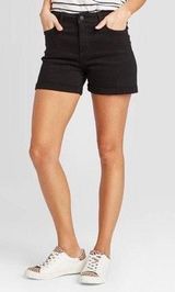 Universal Thread High Rise Midi Jean Shorts Photo 0