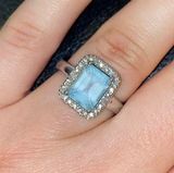 Lia Sophia light blue  ring Photo 0