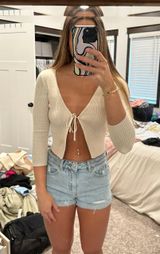 Tan Tie Top Photo 0