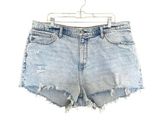 Abercrombie & Fitch the Mom Short High Rise Curve Love Denim Photo 0