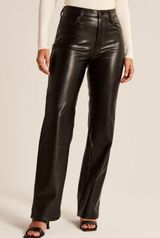 Vegan Leather 90s Relaxed Pant Photo 0
