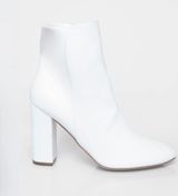 Pretty Little Thing Booties White Ankle Photo 0