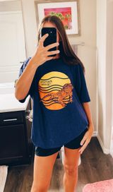 Forensics In Bloom Tee Blue Size XXL Photo 0