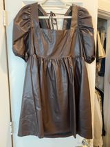 Mittoshop Leather Dress Photo 0