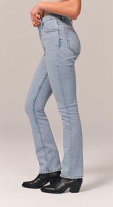 Abercrombie Ultra High Rise Slim Straight Jean Photo 0