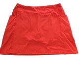 Puma REEL LEGENDS Red Orange Fish Scale Cabana Skort Pockets Skirt ~ Ladies Size XL Photo 0