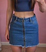 PacSun Denim Mini Skirt Photo 0