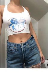 Levi’s 501 High Rise Denim Shorts Photo 0