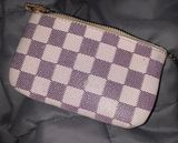 Daisy Rose Checkered Key Wallet Photo 0
