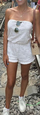 White Romper Photo 0
