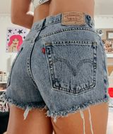 Levi’s 512 Distressed Jean Shorts Photo 0