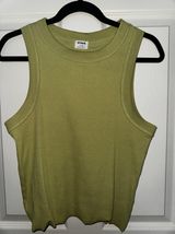 Cotton On Ribbed Green Tank Top Photo 0