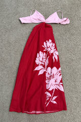 Abercrombie Maxi Dress Cut-Out Photo 0