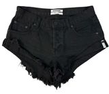 One Teaspoon Bandits Relaxed Long Rise Button Fly Twisted Cuff Double Black 25 Photo 0