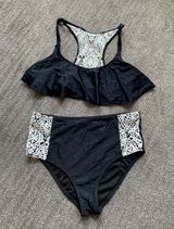 Rue 21 Black Lace Bikini Photo 0