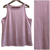 Gap Pink Softspun High Neck Tank Top Plus Size XXL Comfy Photo 0