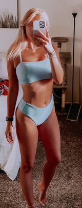 Pilot Active High Waisted Strapless Bikini Photo 0