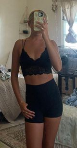 Aerie Black Lace Bralette  Photo 0