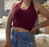 Forever 21 Ribbed Halter Top Photo 0