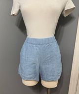 Womens Chambray Pull On Shirts Edwina Wash, S Photo 0