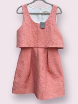 Anthropologie Erin by Erin Fetherston Coral Tiered Shift Dress Photo 0