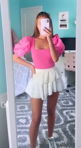 ZARA Balloon Sleeve Top Photo 0