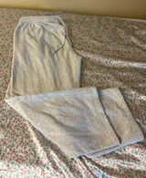 Aeropostale Sweatpants Grey Wide-Leg Photo 0