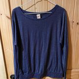 Faded Glory navy blue sparkly shirt size medium (8-10) Photo 0