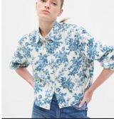 Gap × LoveShackFancy Organic Cotton Cropped Shirt Photo 0