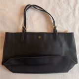Emerson Saffino black leather buckle tote Photo 0
