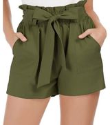 Amazon Green Paperbag Shorts Photo 0