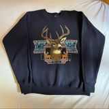 vintage deer crewneck sweatshirt Size L Photo 0