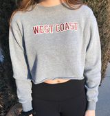 Brandy Melville Grey Cropped Sweater Photo 0